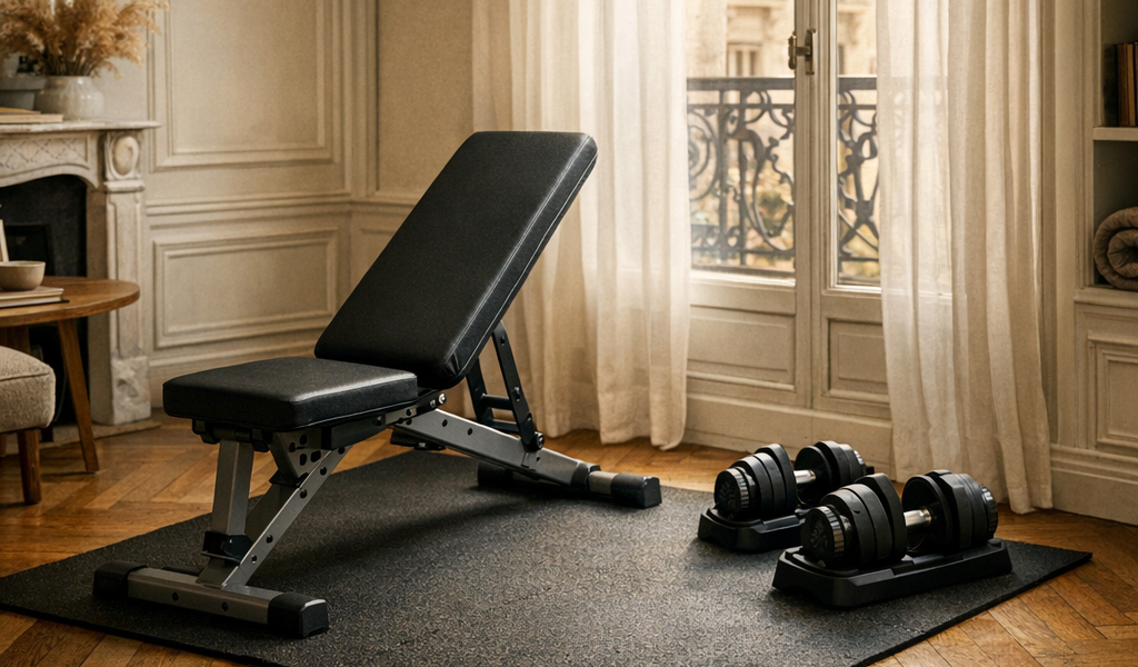 Home gym en appartement : guide complet (voisins, sol, bruit, matériel adapté)