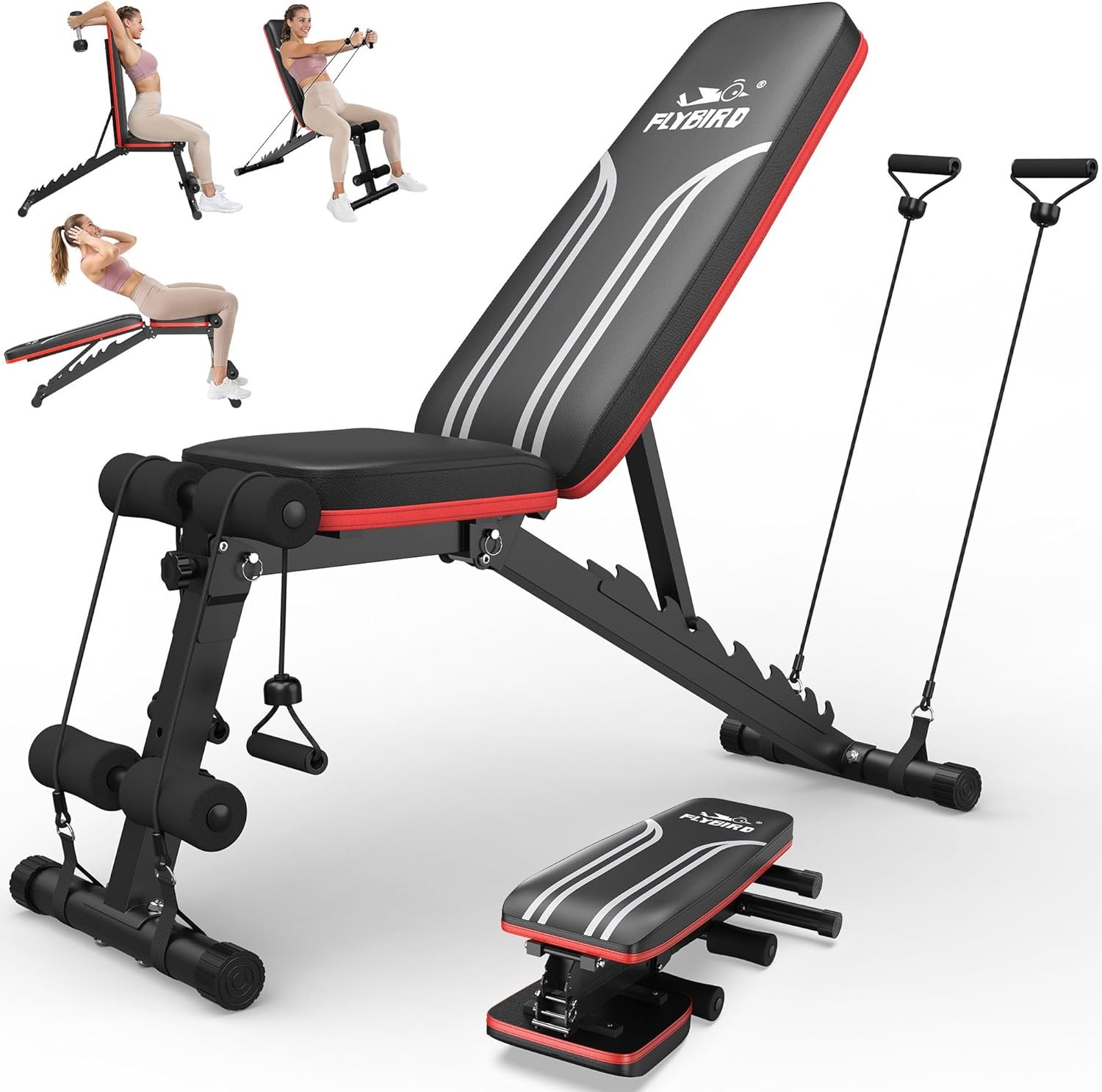 FLYBIRD Banc de musculation pliable - Vue principale