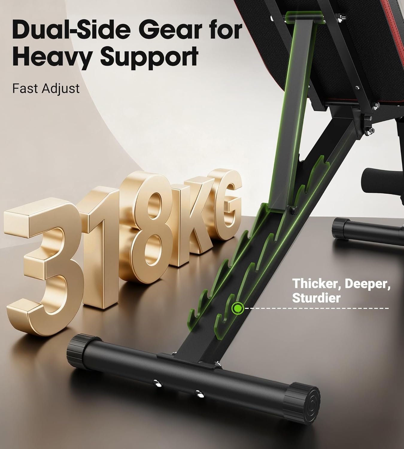 FLYBIRD Banc de musculation pliable - En usage