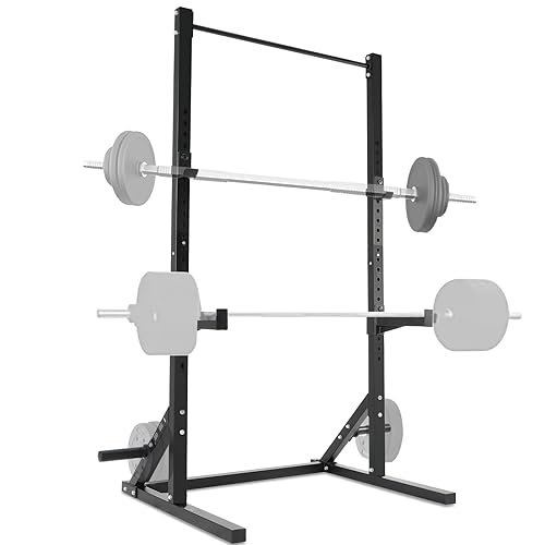 Klarfit Rack de Musculation Autoportant Compact : squats et développés en appartement