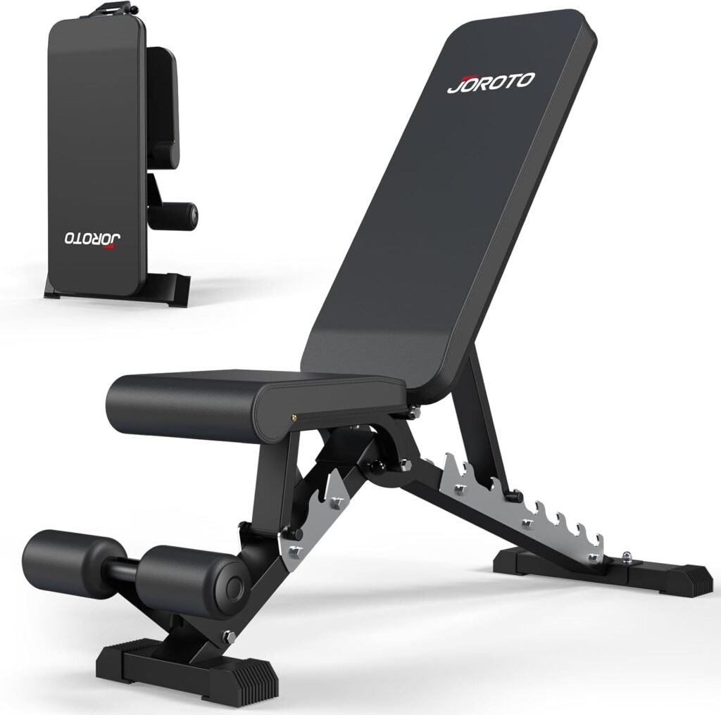 JOROTO Banc Réglable 317 kg : la stabilité pro pour 170 €
