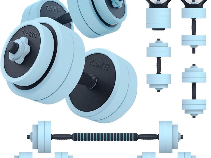 PASYOU Haltère Réglable 20 kg : la solution petit budget pour démarrer