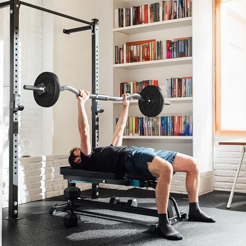 Yaheetech kit barre EZ 20kg - vue ensemble