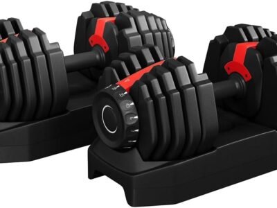 Yaheetech Haltères Réglables 2,5–24 kg : 15 niveaux pour un budget contenu