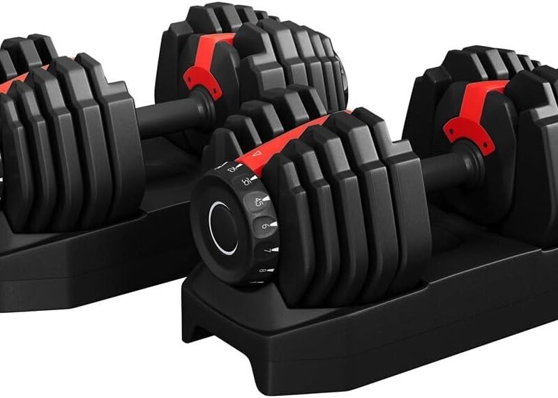 Yaheetech Haltères Réglables 2,5–24 kg : 15 niveaux pour un budget contenu