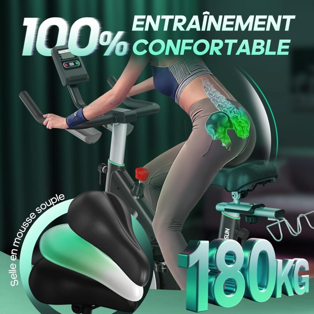 DMASUN : le vélo de biking magnétique à volant lourd pour l’appartement