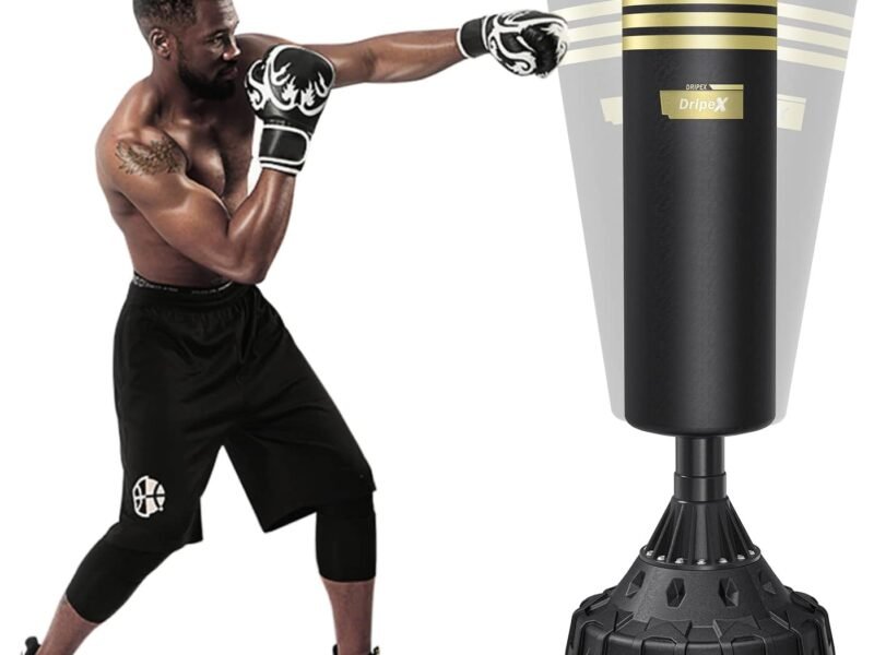 Dripex Sac de Frappe sur Pied 165 cm : boxer en appartement sans percer ni déranger