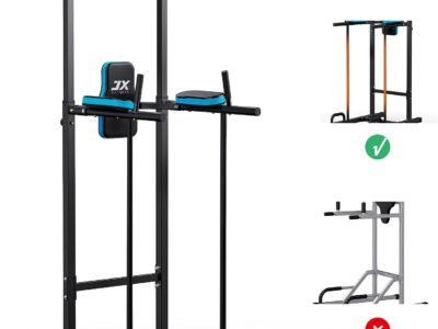 JX FITNESS Power Tower : la station tractions/dips la plus stable à petit prix
