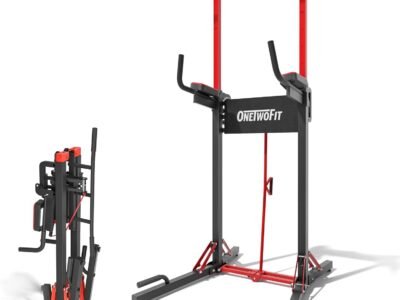 OneTwoFit Chaise Romaine Pliable : la power tower petit espace (25 x 25 cm pliée)