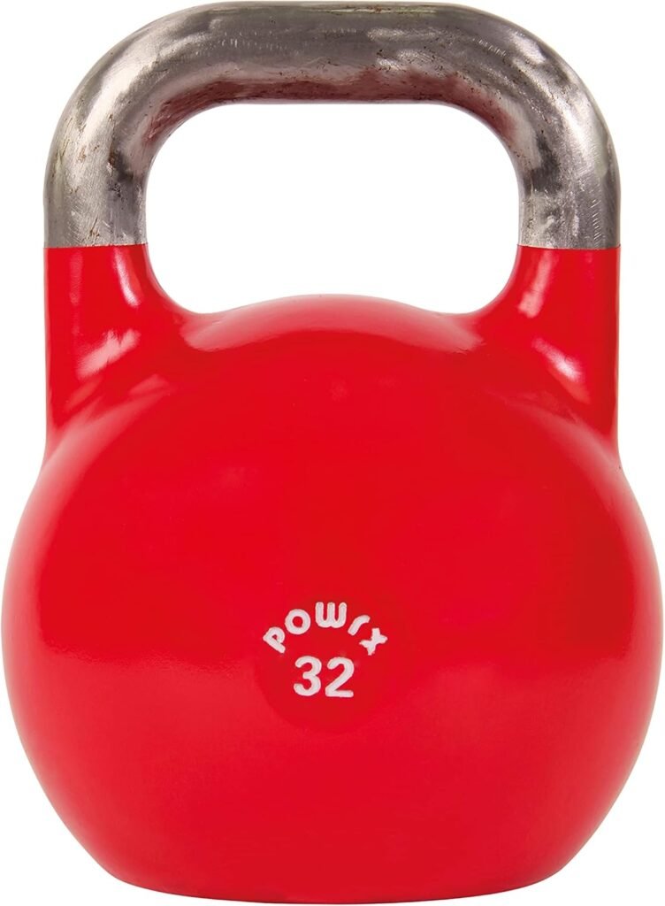 POWRX Kettlebell de Compétition : l’acier taille standard pour le geste propre