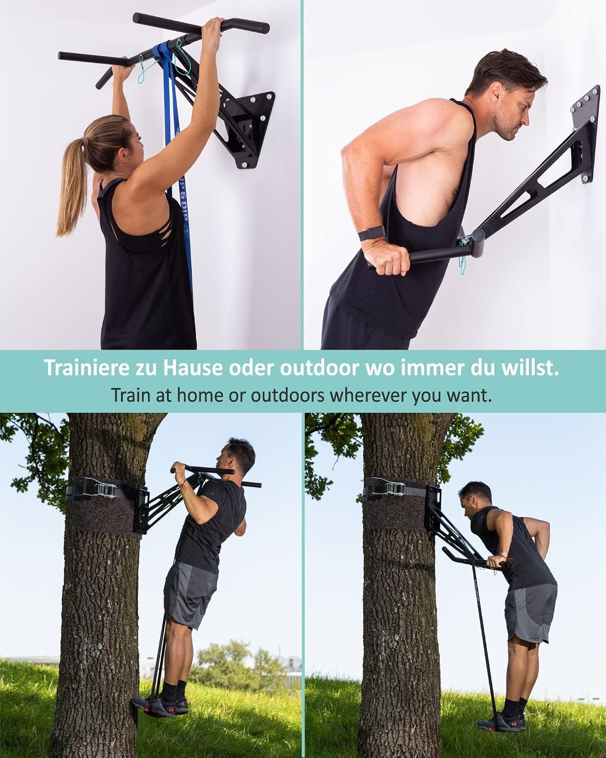 Barre PULLUP & DIP en usage extérieur