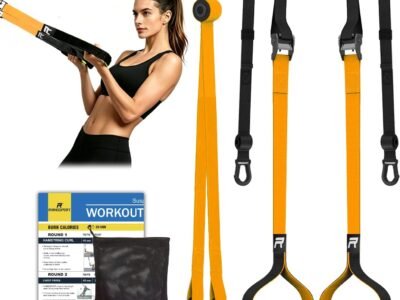 RHINOSPORT Sangles de Suspension : l’atelier poids du corps sans perçage à petit prix
