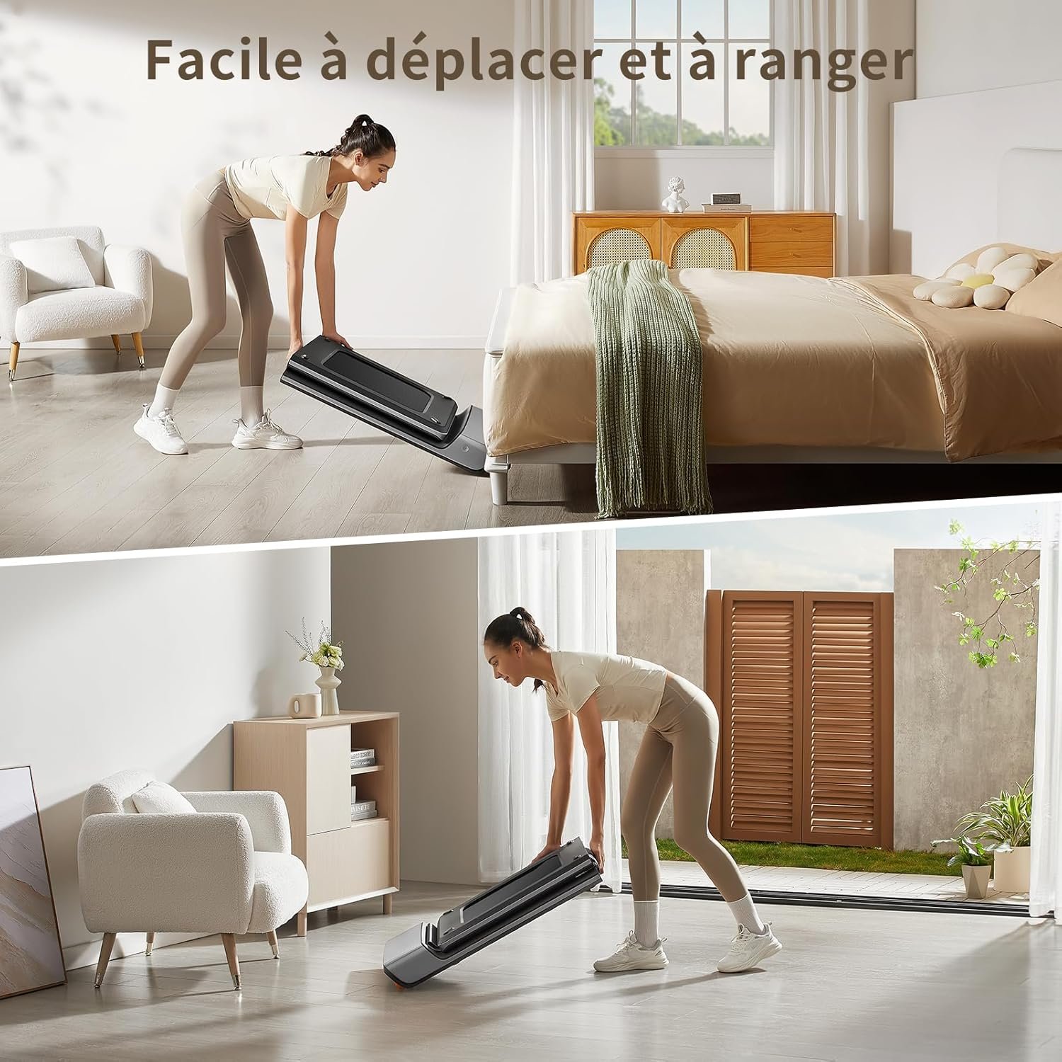 WalkingPad P1 rangement sous le lit
