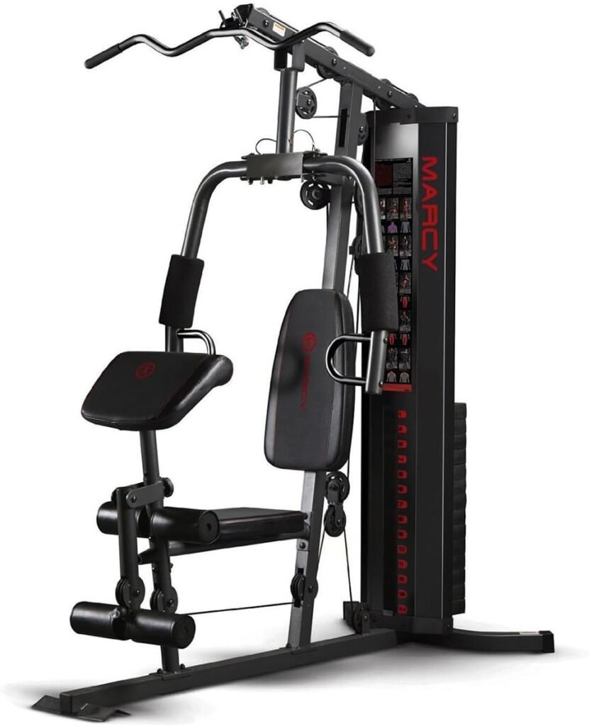 Marcy Eclipse HG3000 : le home gym a charge guidee compact