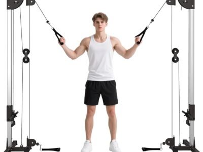 SPORTNOW Station Double Poulie : le cable crossover a petit prix