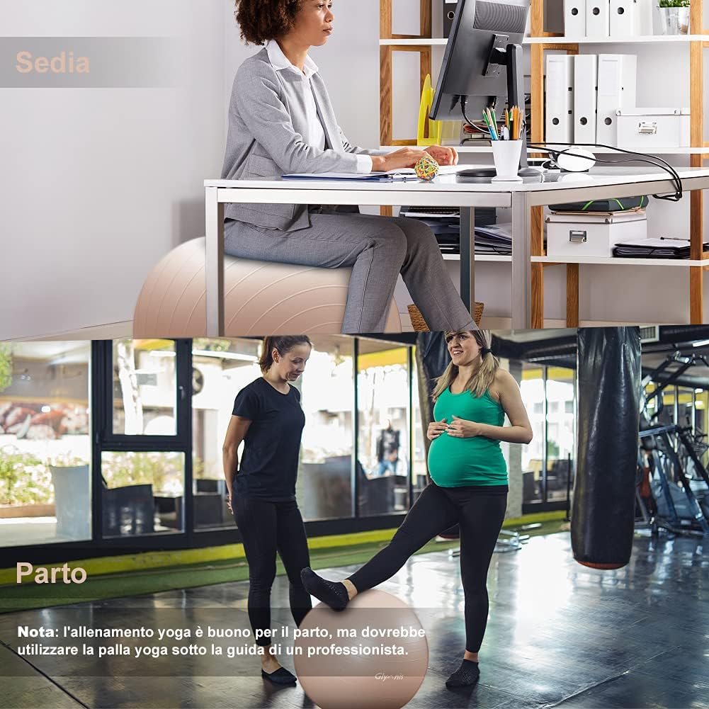 Glymnis Ballon de Fitness structure nid d'abeille